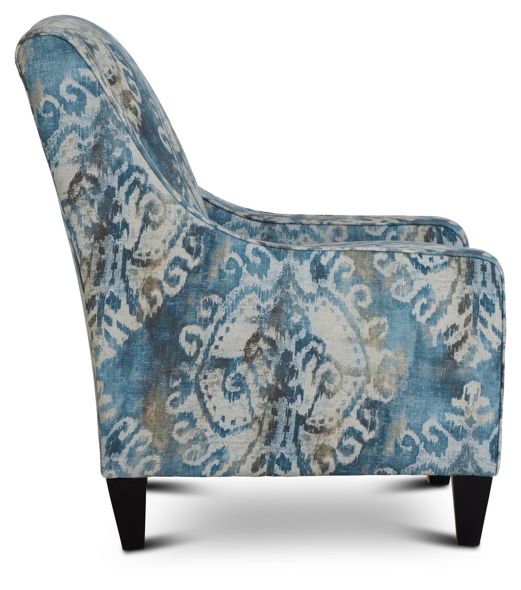 Soledad Blue Fabric Accent Chair Soledad Blue Fabric Accent Chair