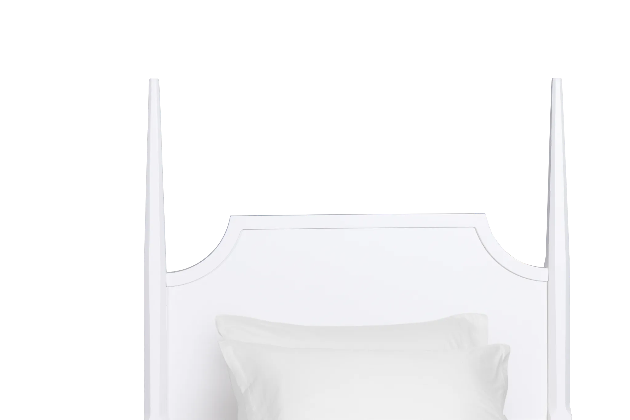 Carolina White Poster Bed