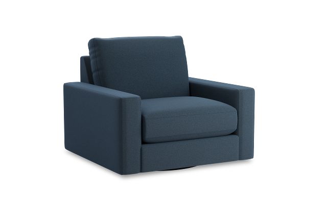 Edgewater Elite Blue Swivel Chair