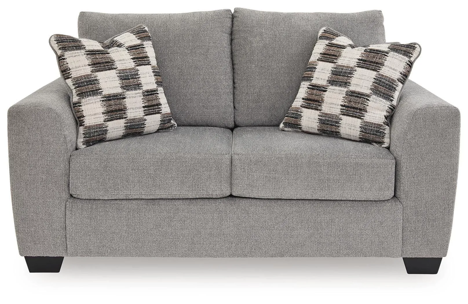 Loreo Light Gray Micro Loveseat