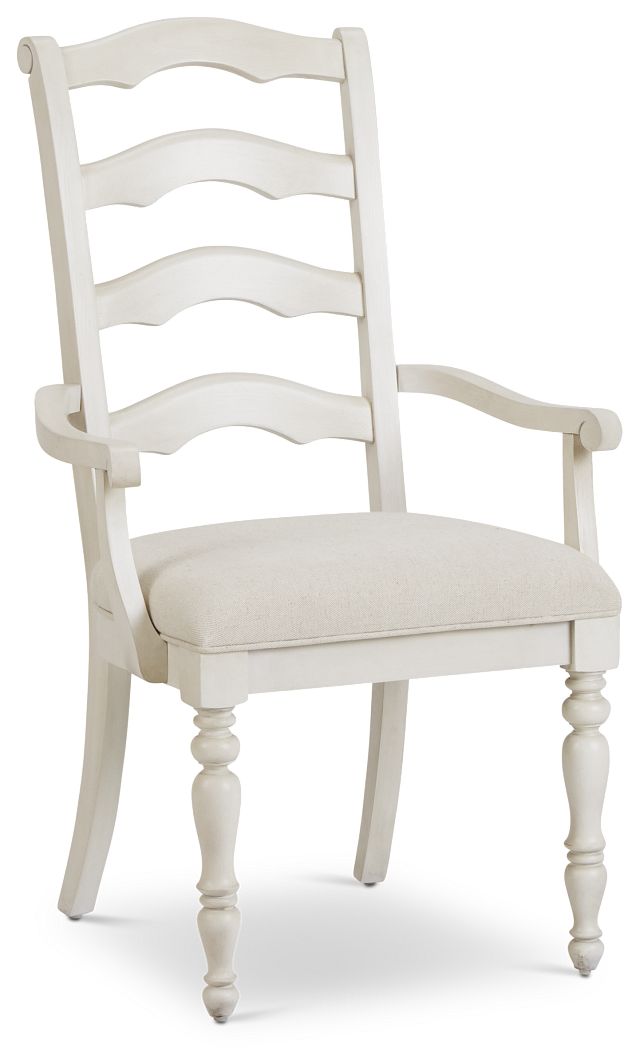 Savannah Ivory Wood Arm Chair (1)