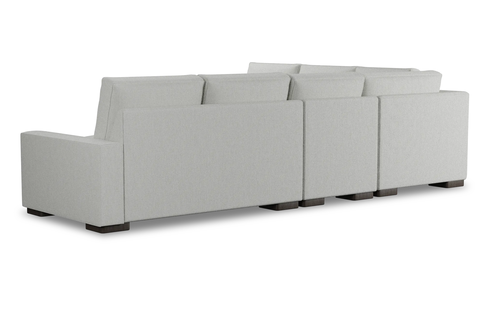 Edgewater Revenue White Medium Two-arm Sectional