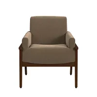 Tamsin Light Brown Fabric Accent Chair