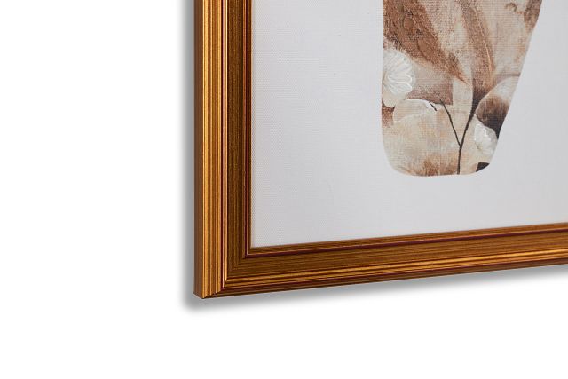 Clarisse Brown Canvas Wall Art