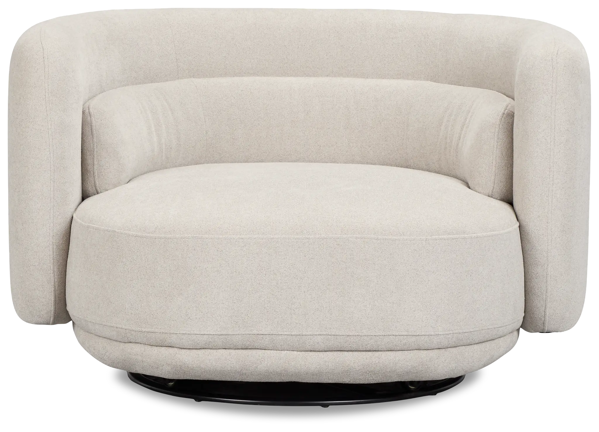 Presley Light Gray Fabric Swivel Chair Presley Light Gray Fabric Swivel Chair