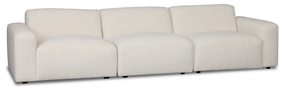 Baylor Light Beige Fabric 3-piece Modular Sofa Baylor Light Beige Fabric 3-piece Modular Sofa