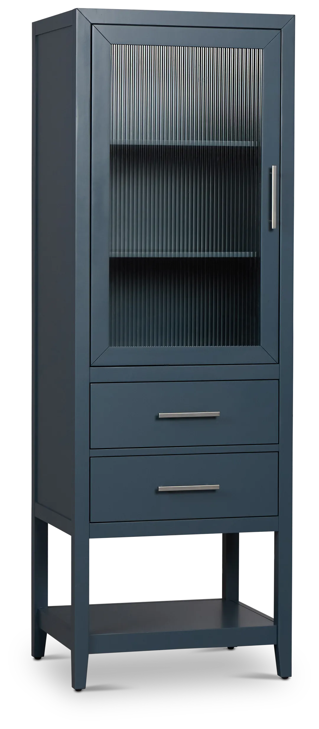 Alden Blue Linen Cabinet
