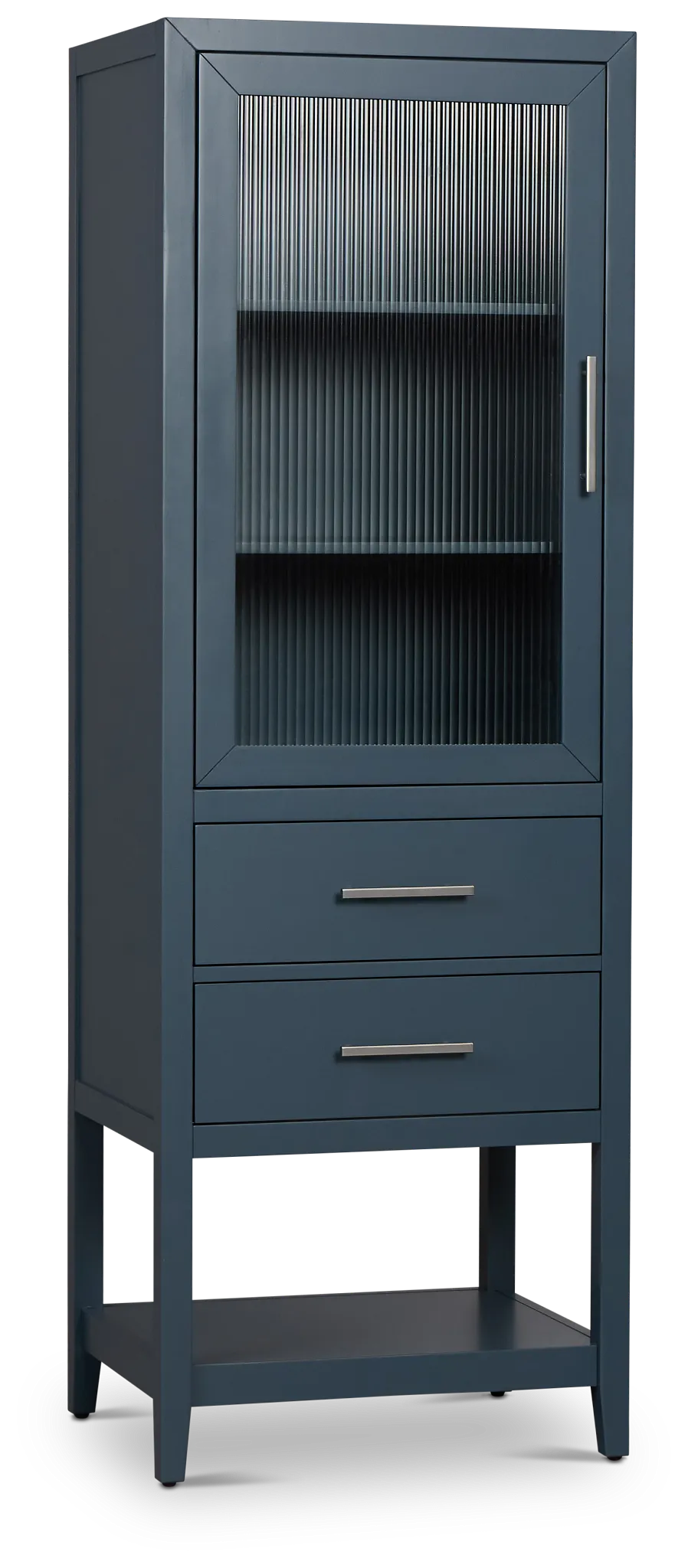 Alden Blue Linen Cabinet