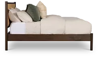 Santorini Dark Tone Woven Panel Bed