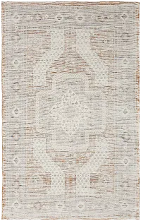 Dionne Blue Hide 5x8 Area Rug