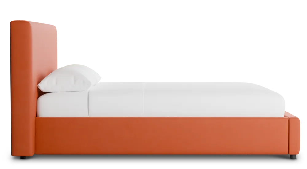 Grayton Joya Orange 44" Upholstered Platform Bed
