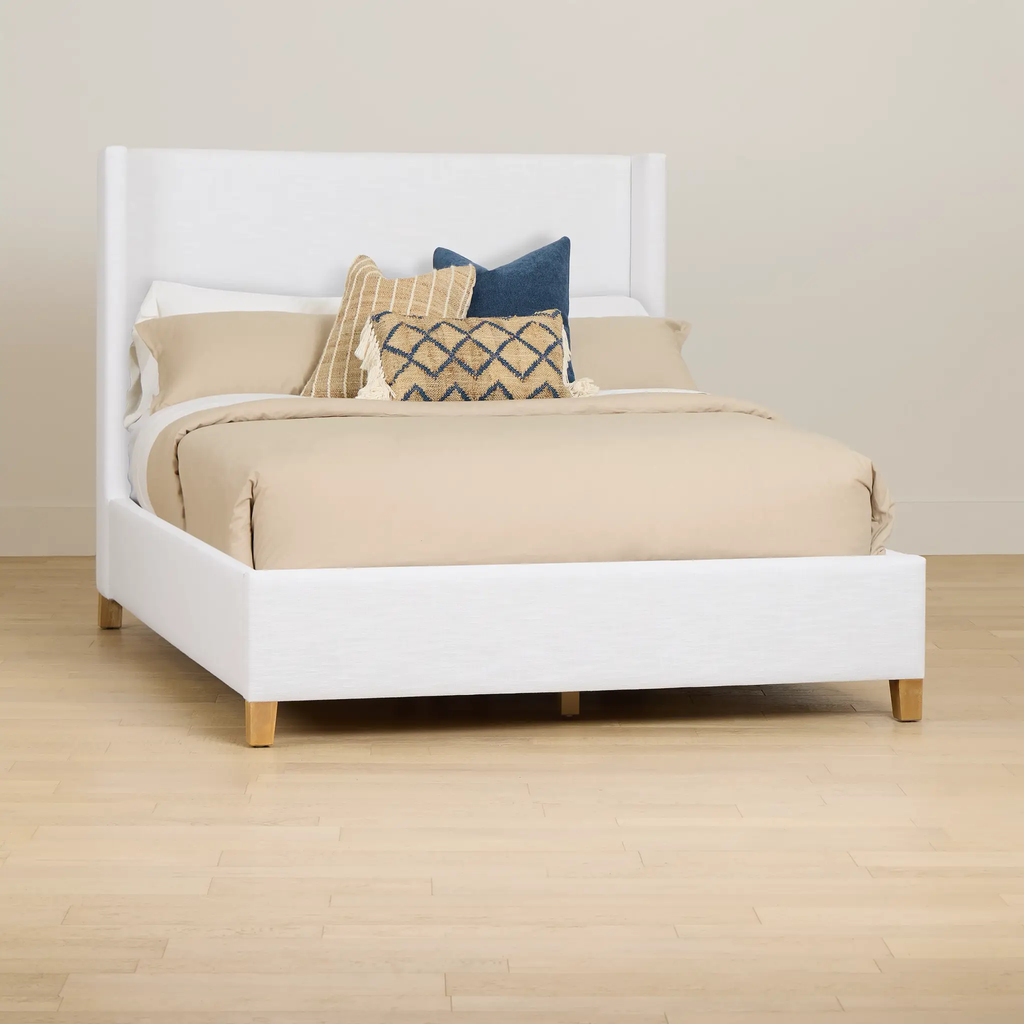 Nantucket White Uph Panel Bed Nantucket White Uph Panel Bed
