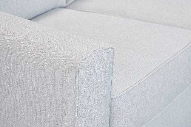 Avalon Light Blue Fabric Loveseat