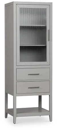 Alden Gray Linen Cabinet