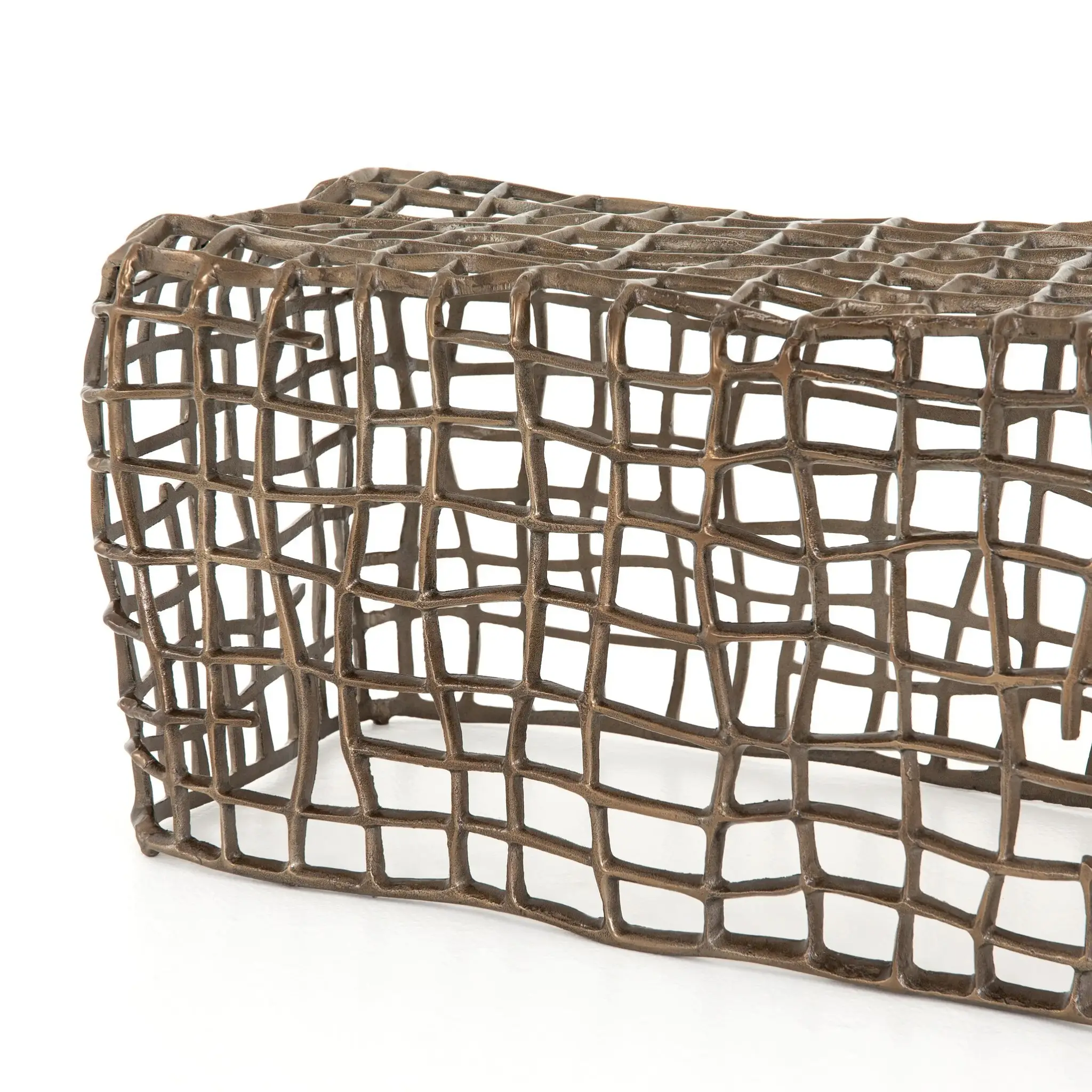 Four Hands Jess Bronze Metal Bench Four Hands Jess Bronze Metal Bench