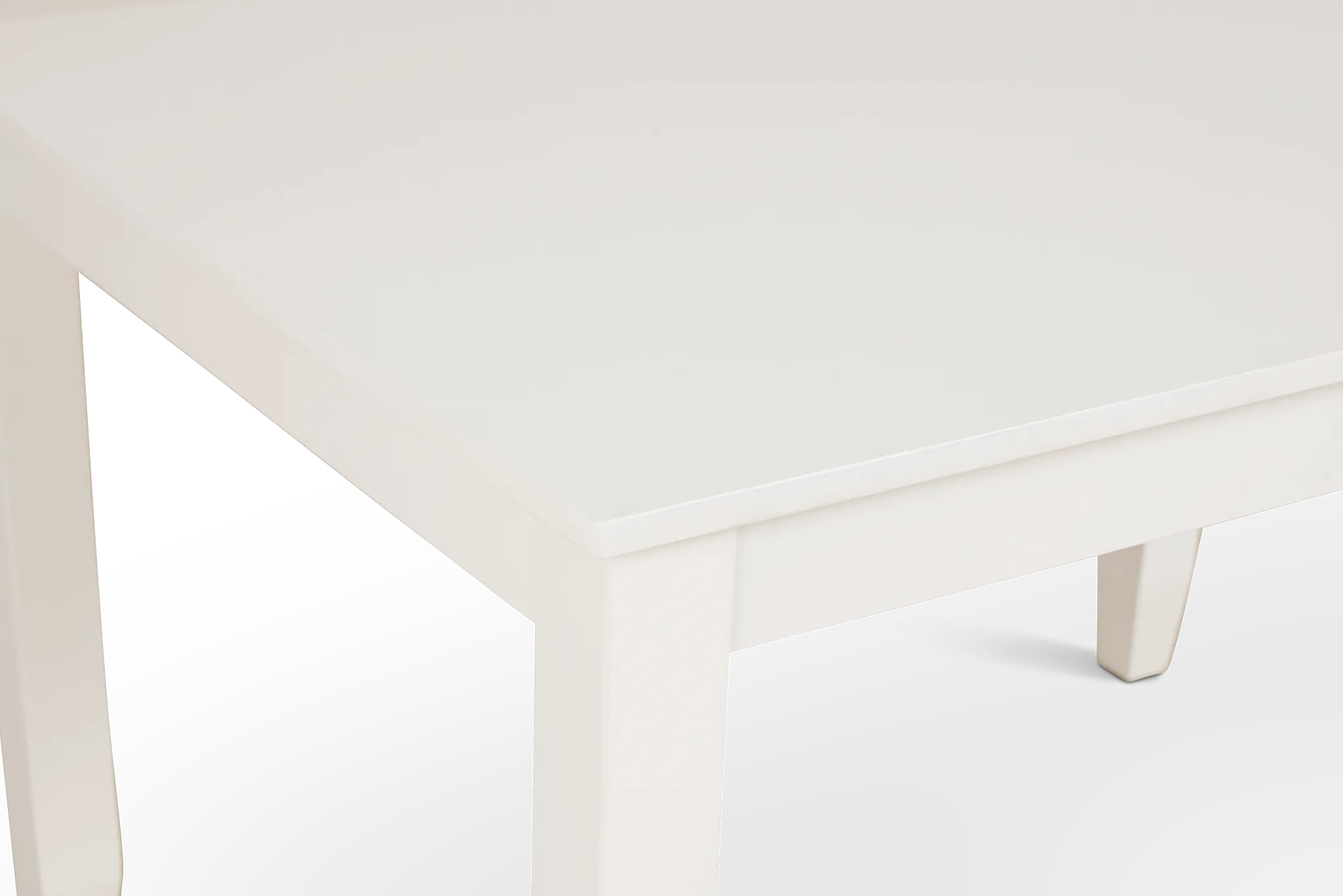 Edgartown White Rectangular Table