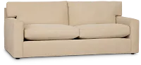 Hudson Beige Fabric Sofa