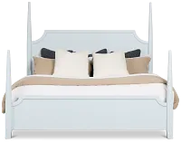 Carolina Light Blue Poster Bed