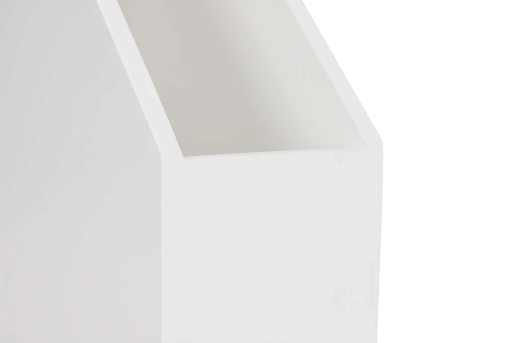 Ramble White Wood File Organizer