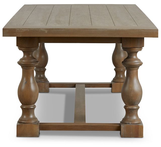 Haddie Light Tone Trestle Table