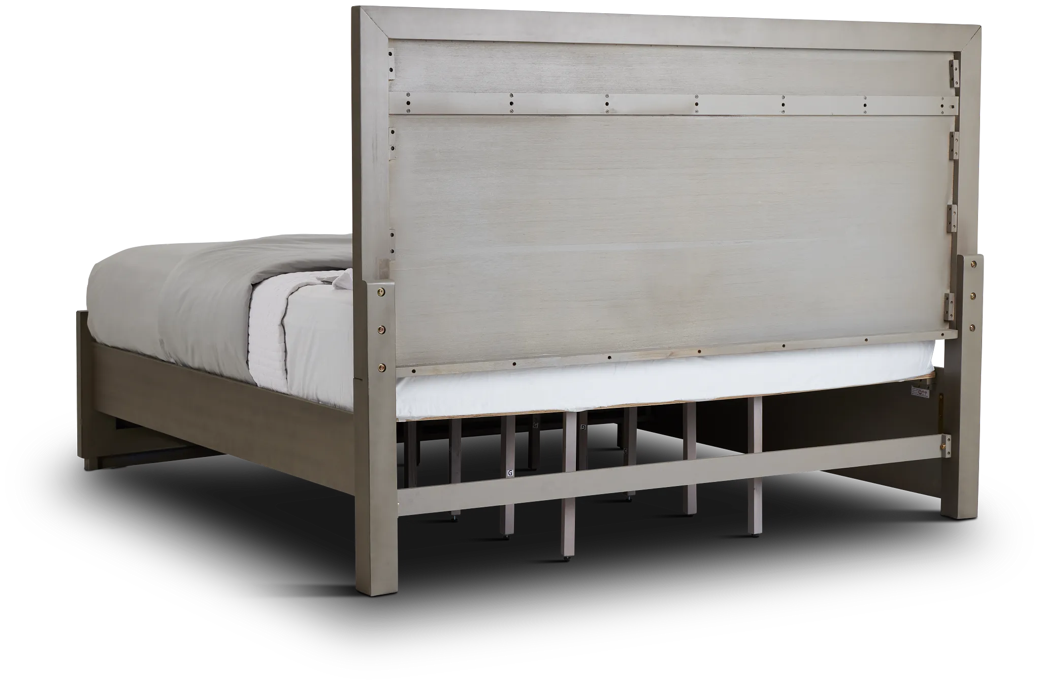 Zurich Gray Panel Bed