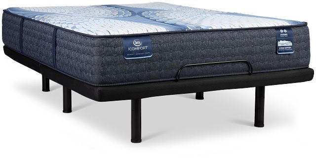 Serta Icomfort Aveda Plush Deluxe Adjustable Mattress Set