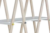 Dottie White Storage Bookcase