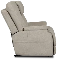 Zecliner Model 2 Light Gray Fabric Power Lift Recliner