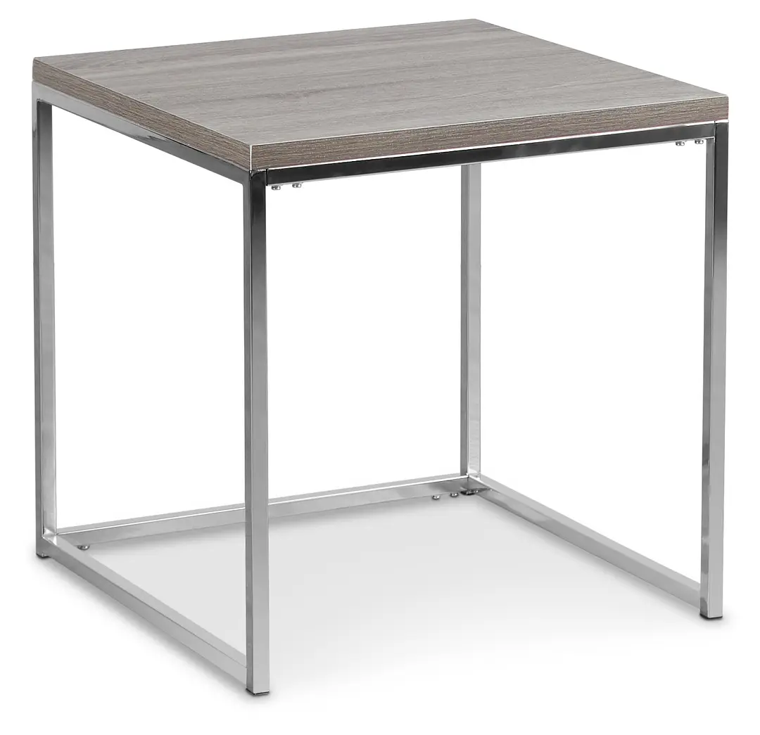 Elliot Gray Tall End Table Elliot Gray Tall End Table