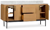 Nomad Light Tone 72" Double Bathroom Vanity
