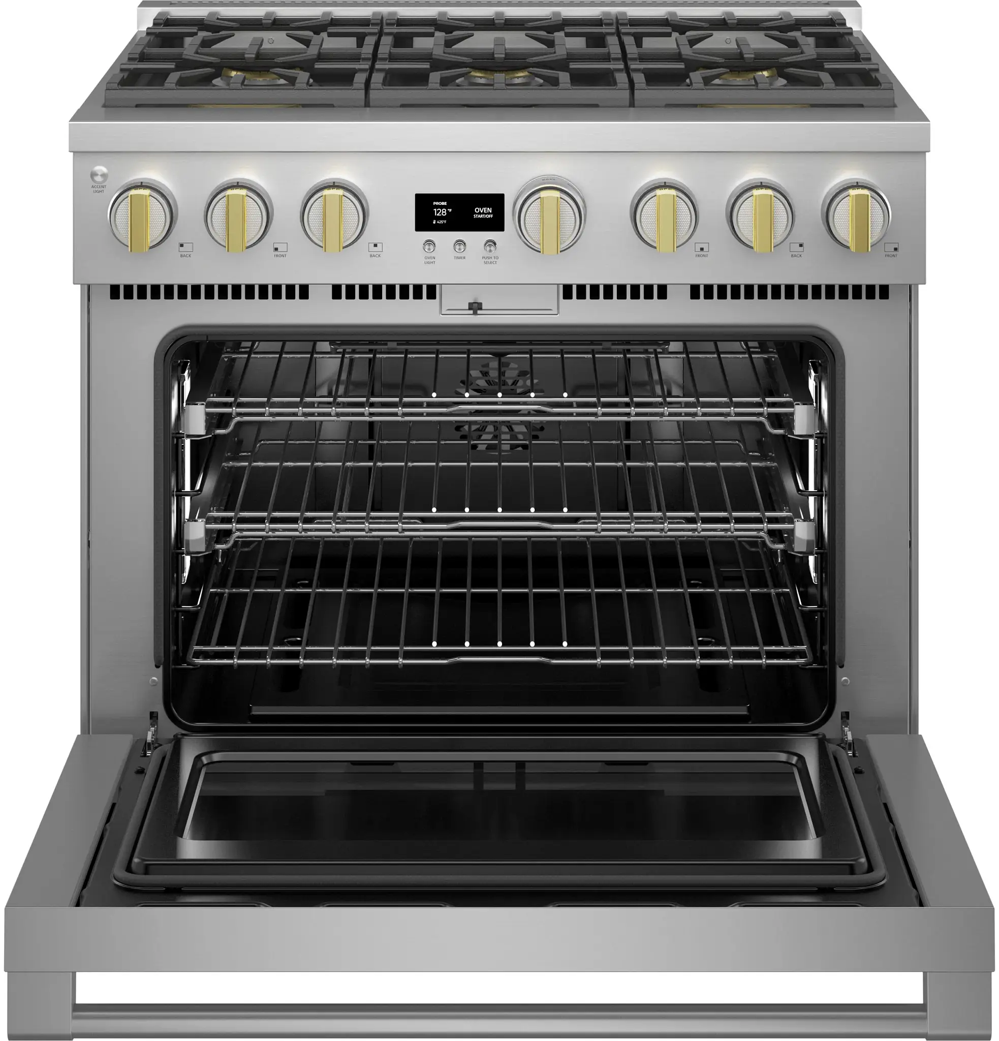 Monogram 366 Series Stainless Steel 36" Gas Range Monogram 366 Series Stainless Steel 36" Gas Range