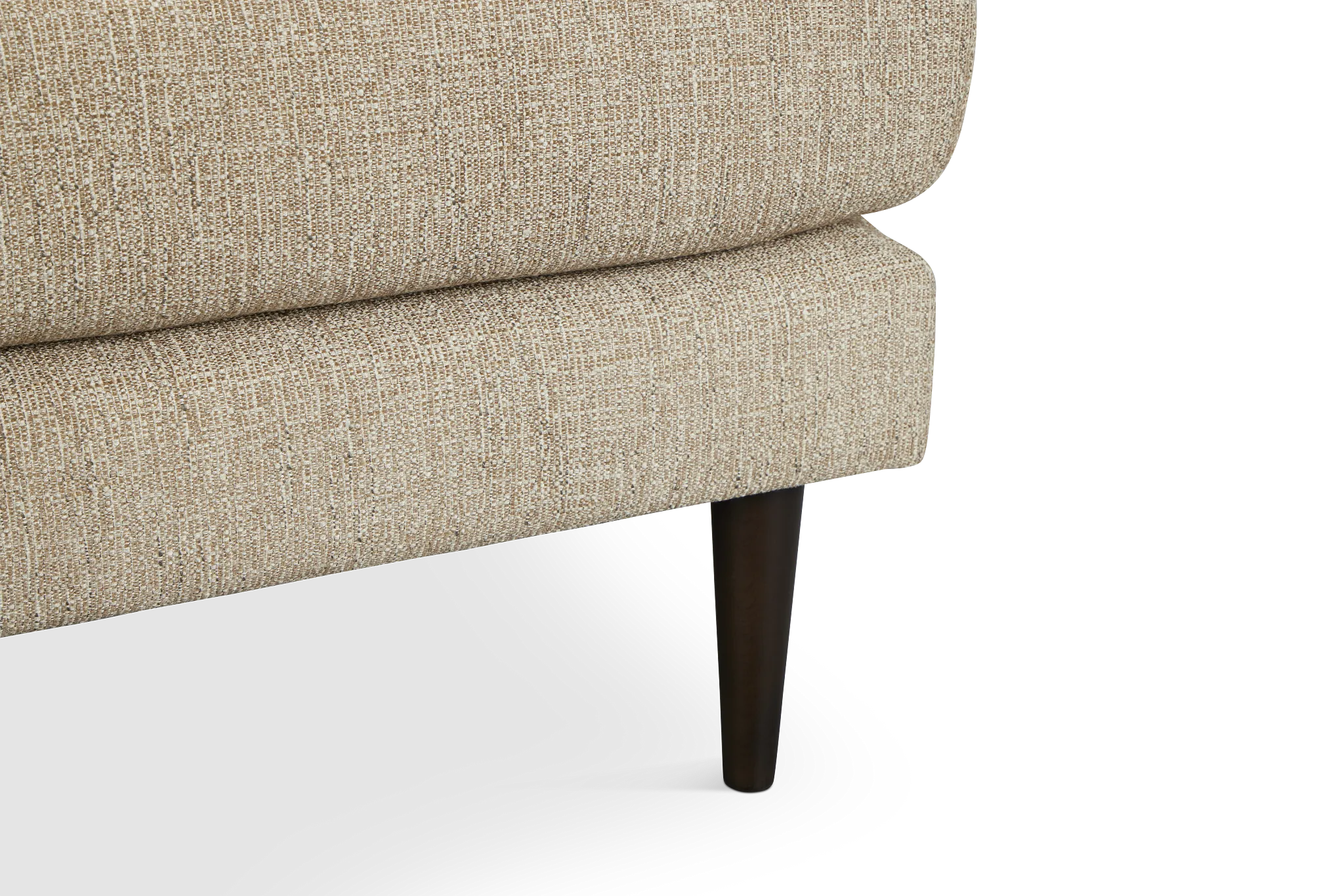 Easton Brown Fabric Right Chaise Sectional