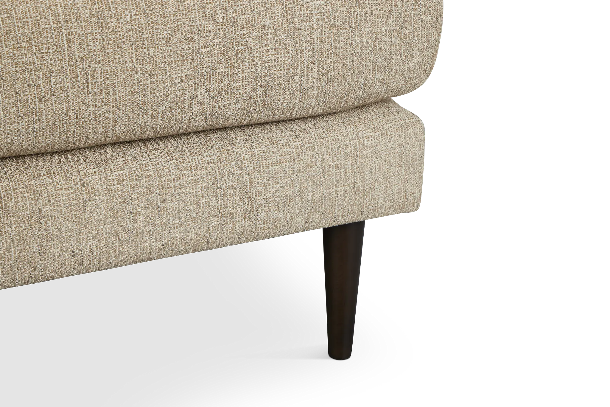 Easton Brown Fabric Right Chaise Sectional Easton Brown Fabric Right Chaise Sectional