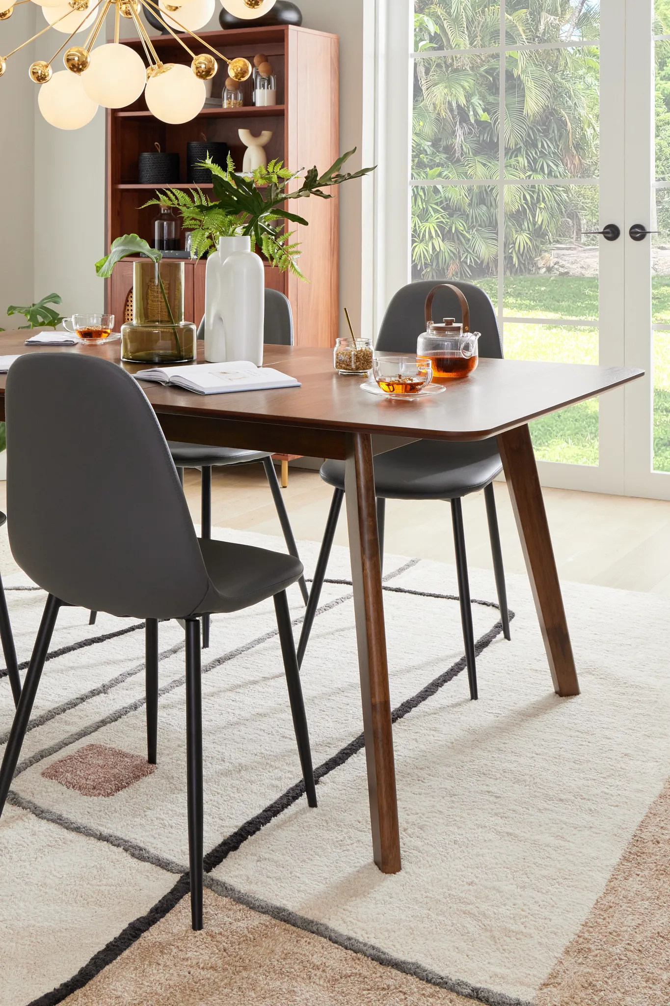 Palmdale Dark Tone Rectangular Table