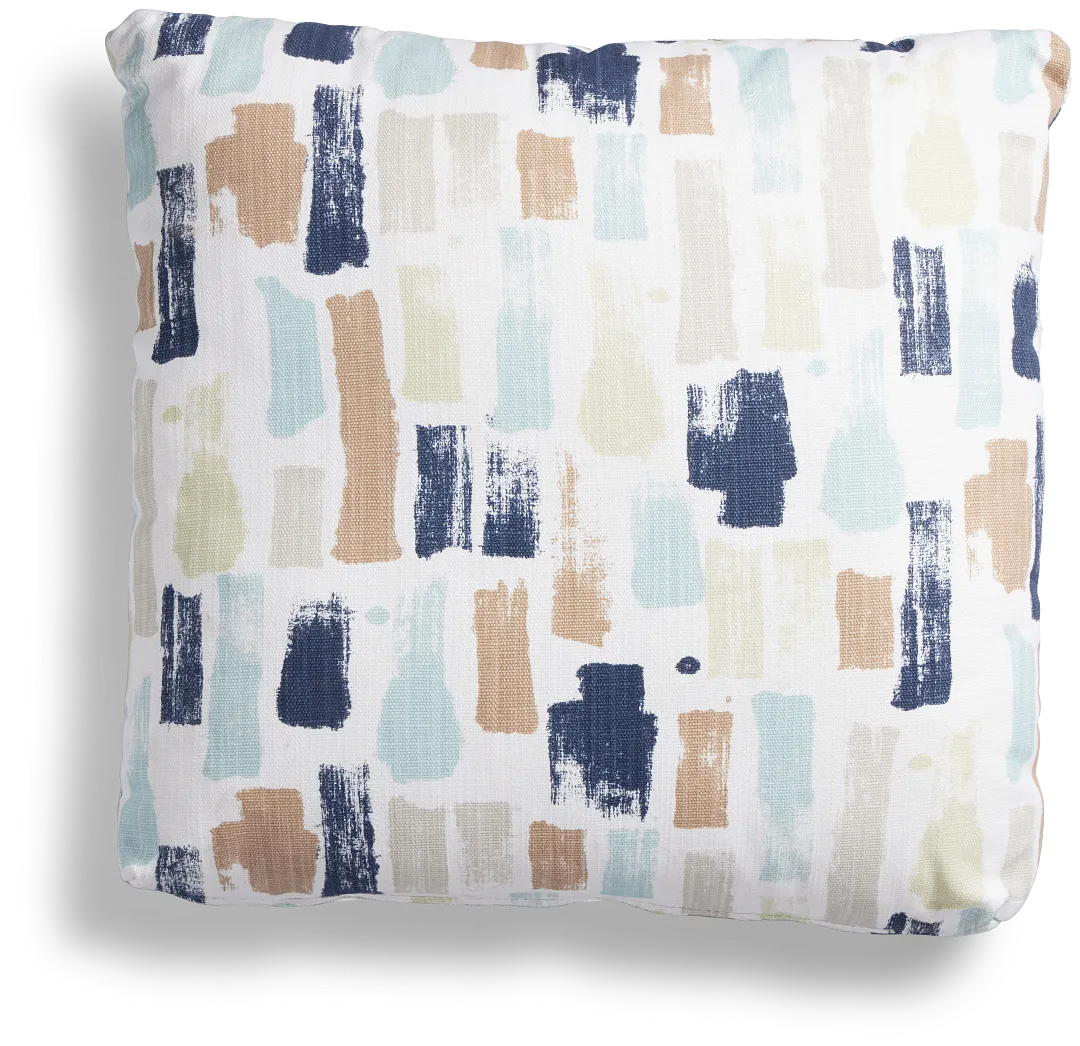 Artist Dark Blue 18" Accent Pillow