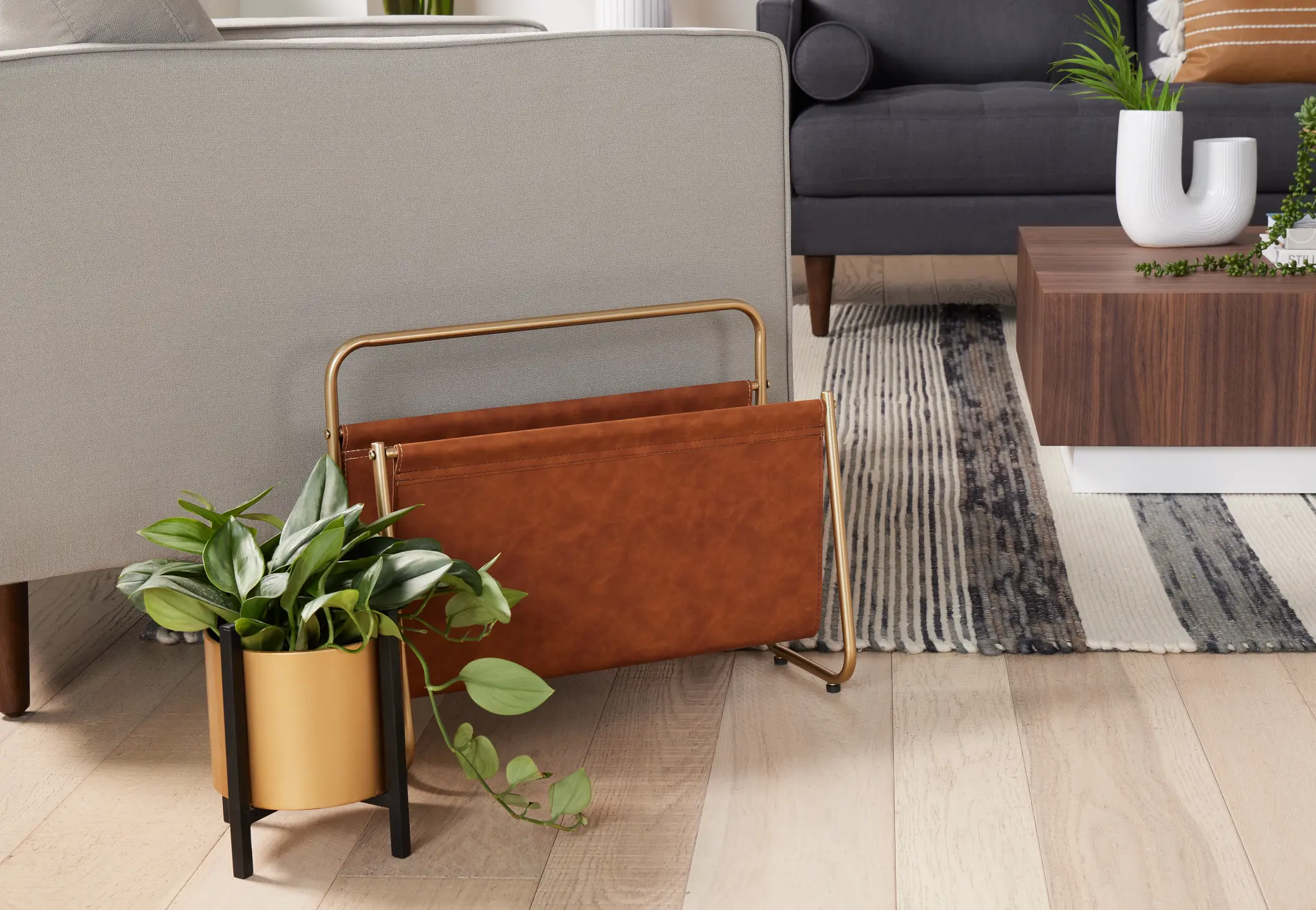 Thea Gold Small Planter Thea Gold Small Planter