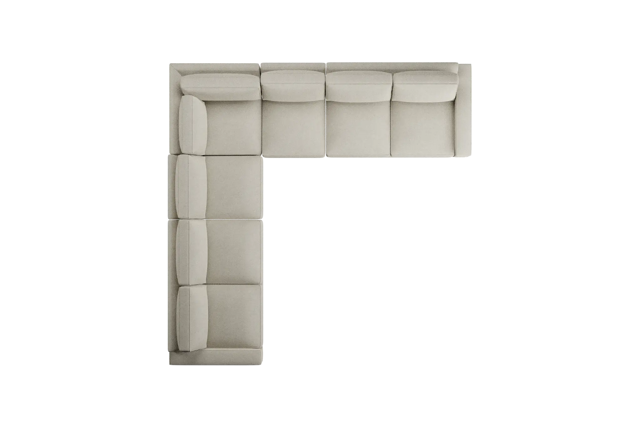 Edgewater Suave Beige Large Two-arm Sectional Edgewater Suave Beige Large Two-arm Sectional