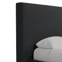 Grayton Elite Black 54" Upholstered Platform Bed