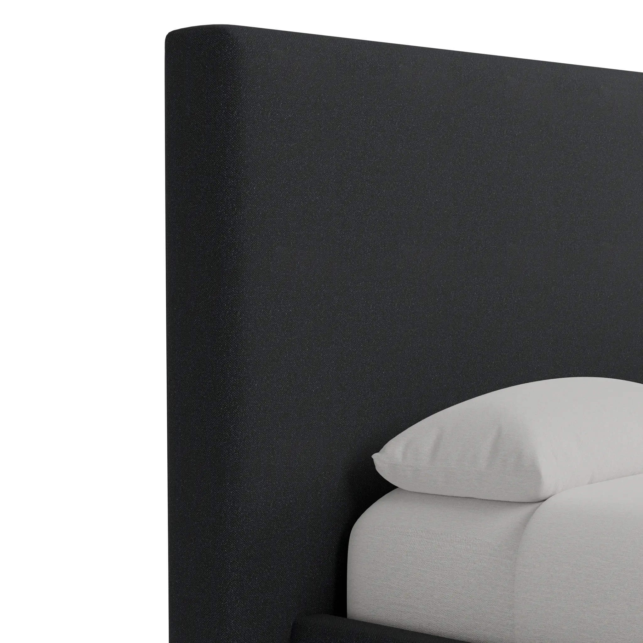 Grayton Elite Black 54" Upholstered Platform Bed Grayton Elite Black 54" Upholstered Platform Bed