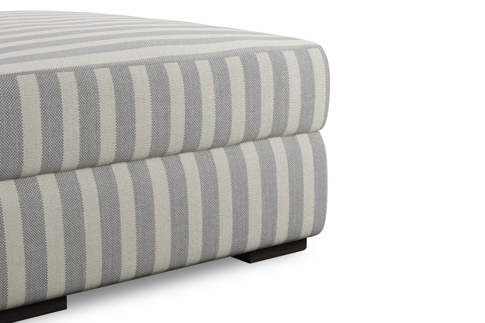 Edgewater Sea Lane Light Gray Ottoman Edgewater Sea Lane Light Gray Ottoman