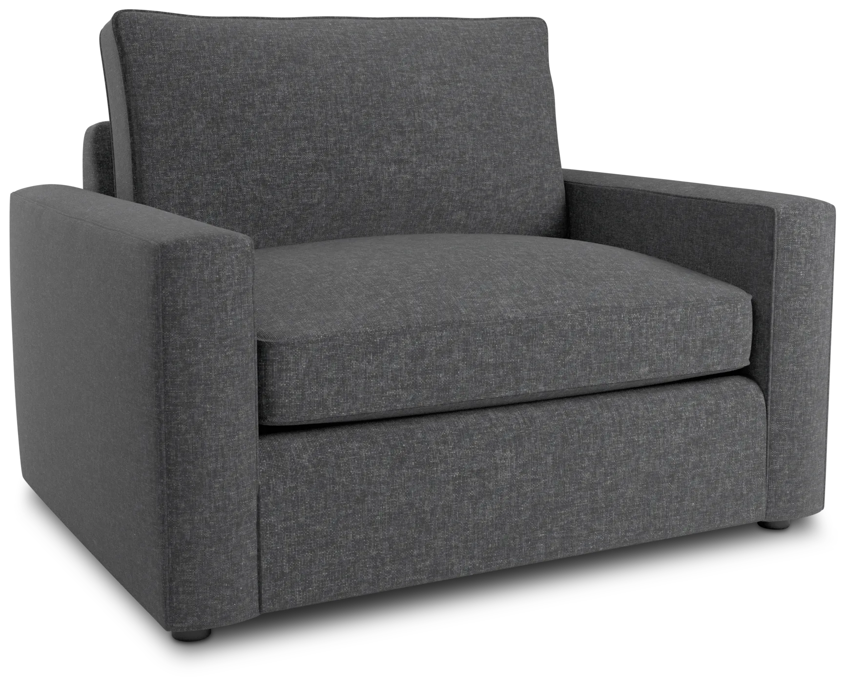 Siesta Delray Dark Gray Fabric Innerspring Sleeper