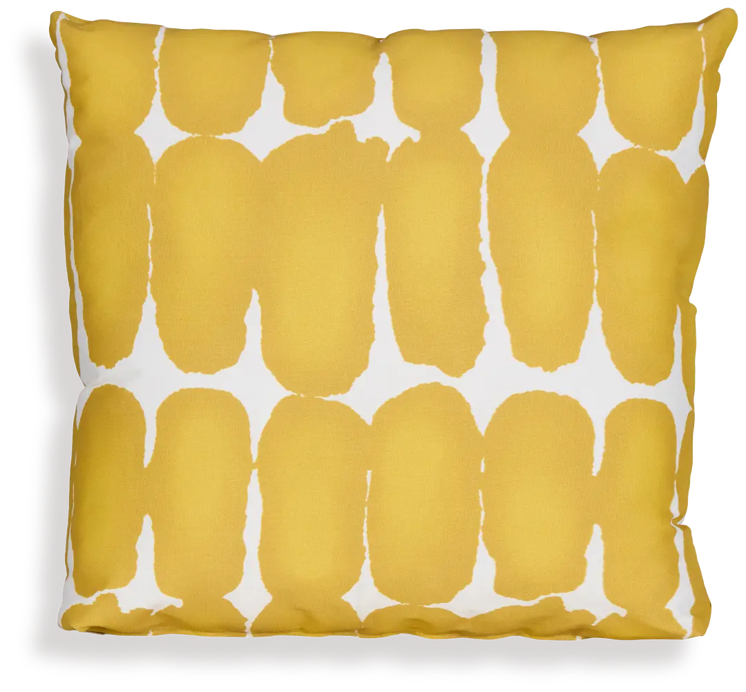 Shiba Dot Yellow 20" Indoor/outdoor Accent Pillow Shiba Dot Yellow 20" Indoor/outdoor Accent Pillow