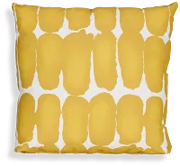 Shiba Dot Yellow 20" Indoor/outdoor Accent Pillow