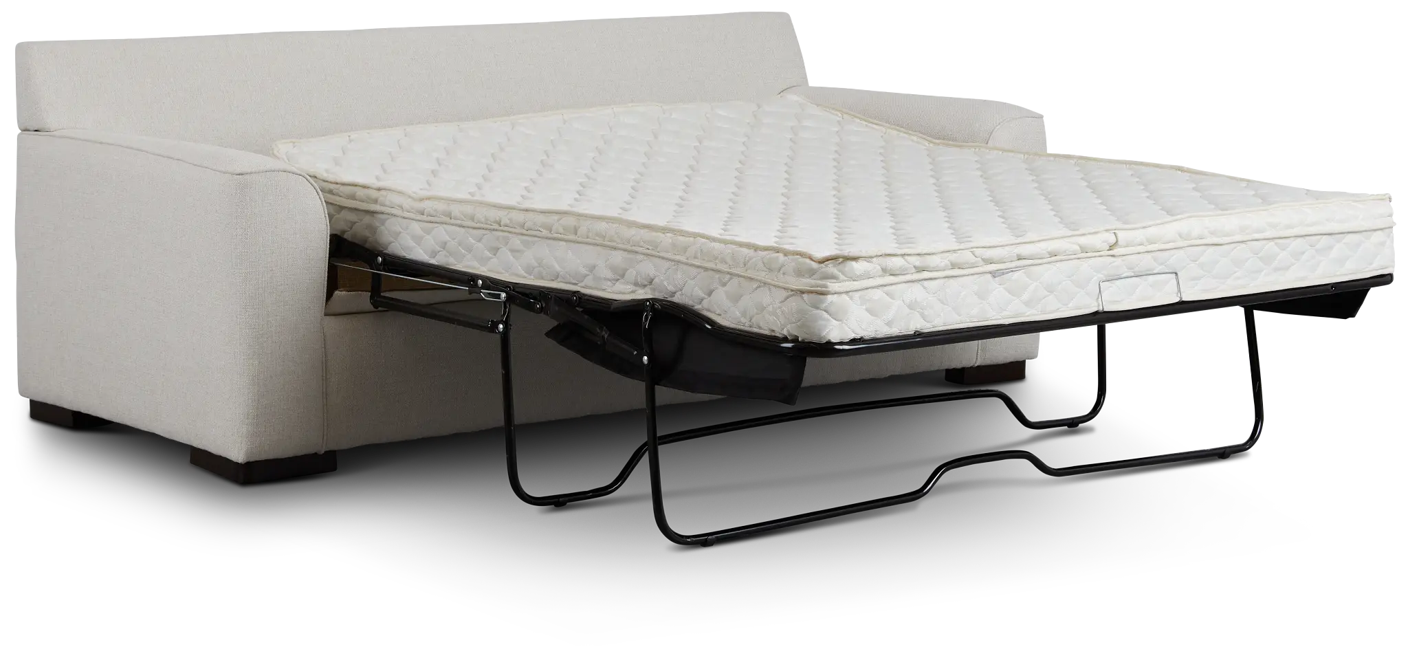 Austin White Fabric Innerspring Sleeper Austin White Fabric Innerspring Sleeper