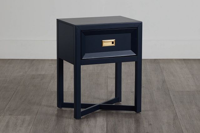 Ryder Dark Blue Nightstand