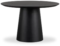 Nomad Black 47" Round Table