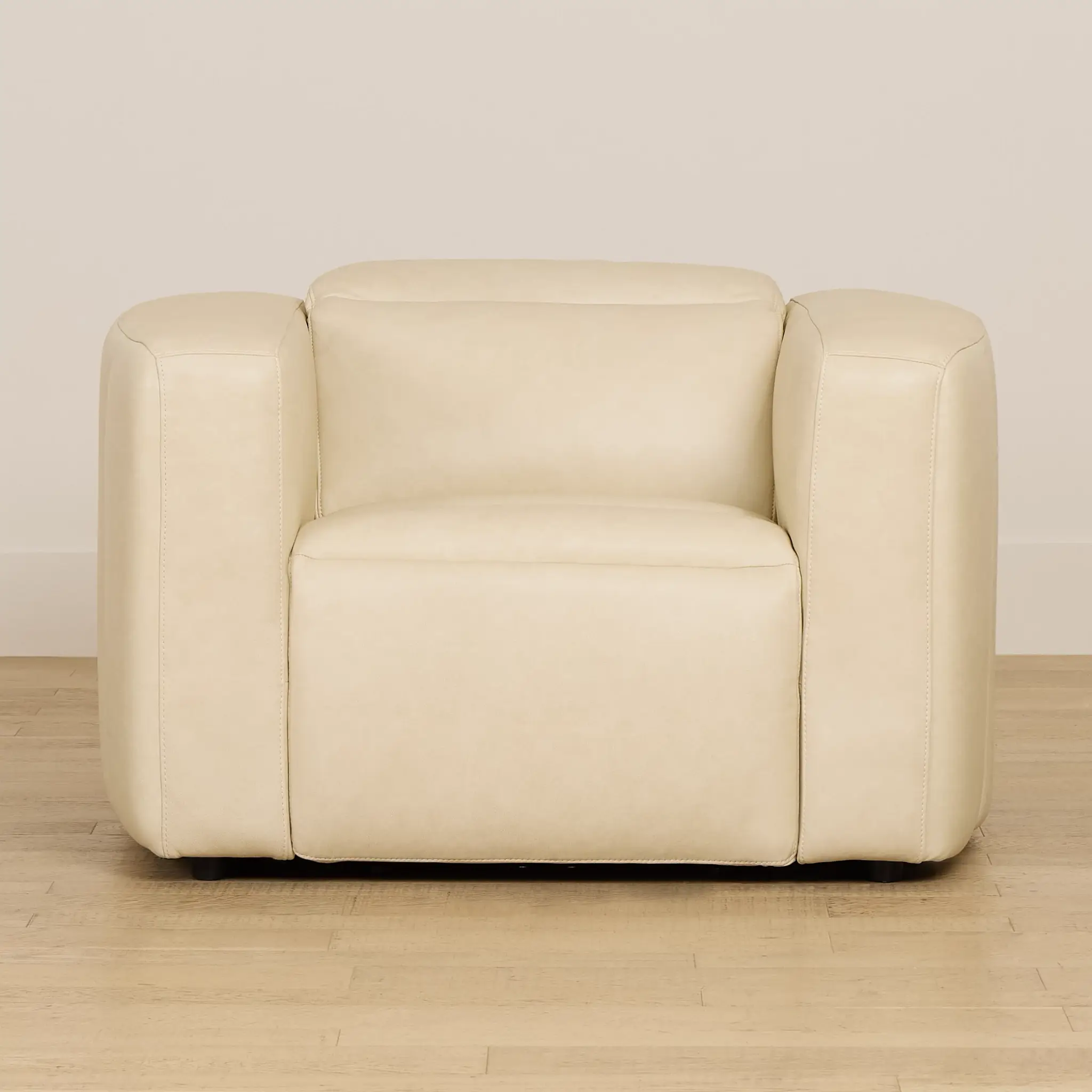 Jace Ivory Lthr/vinyl Power Recliner Jace Ivory Lthr/vinyl Power Recliner