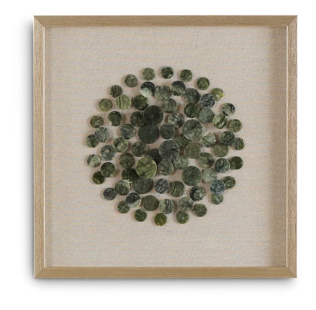 Ghayth Green Canvas Wall Art