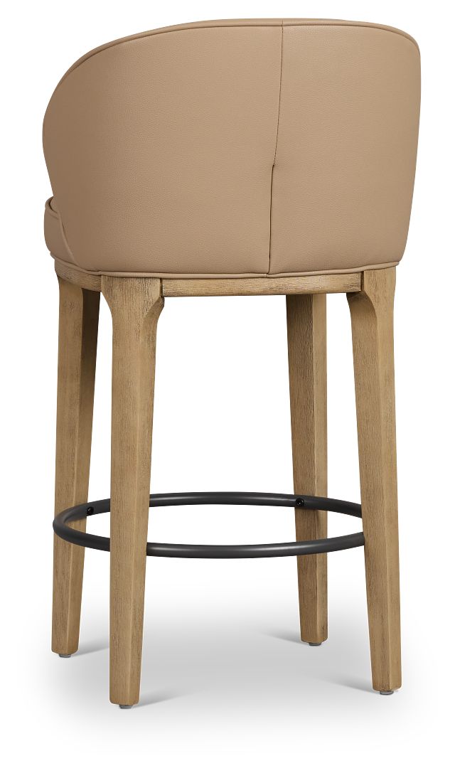 Libby Taupemicro 24" Upholstered Barstool