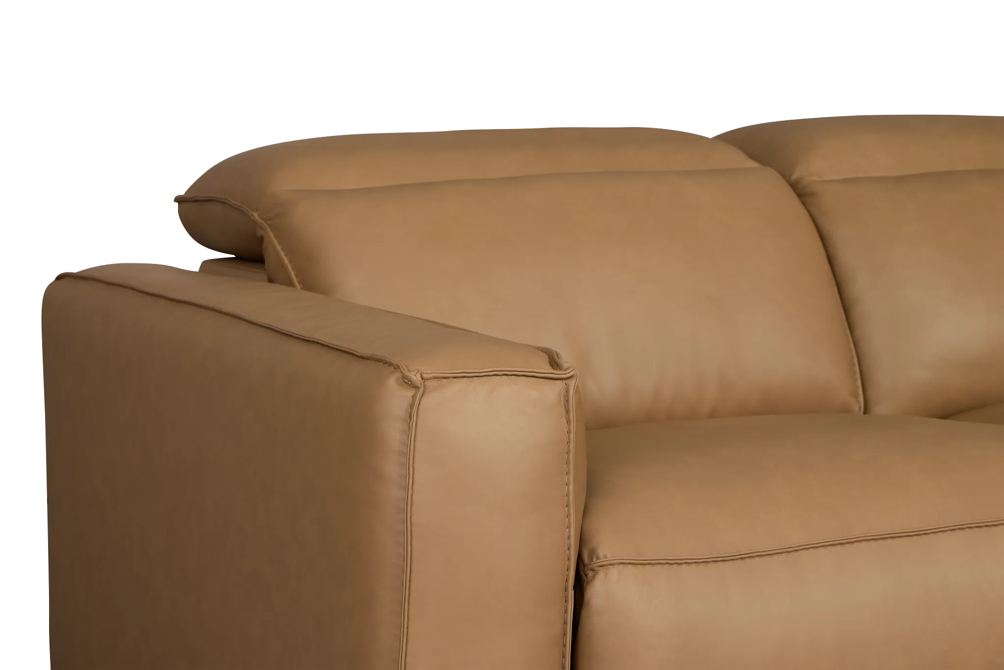 Ryland Brown Lthr/vinyl 3-piece Power Sofa